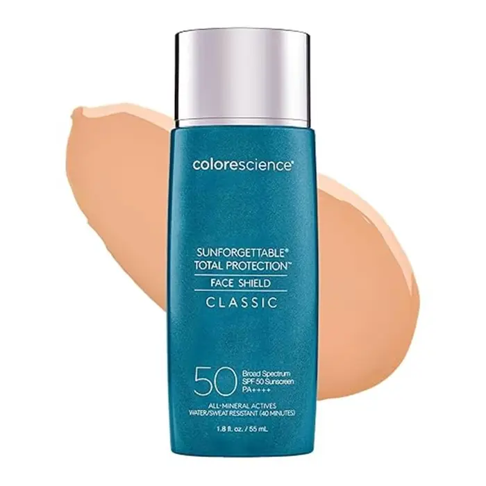 Fond de teint Colorescience Sunforgettable Total Protection avec SPF - Hydratant teinté naturel pour tous types de peau