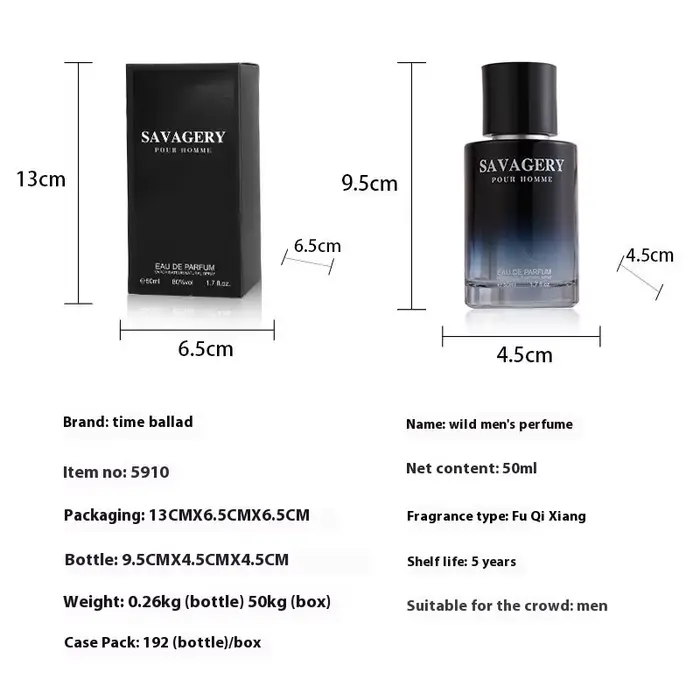 Parfum de Marque Boisé pour Homme, Spray de Parfum, Phéromone Séductrice, Cologne Longue Durée, Parf