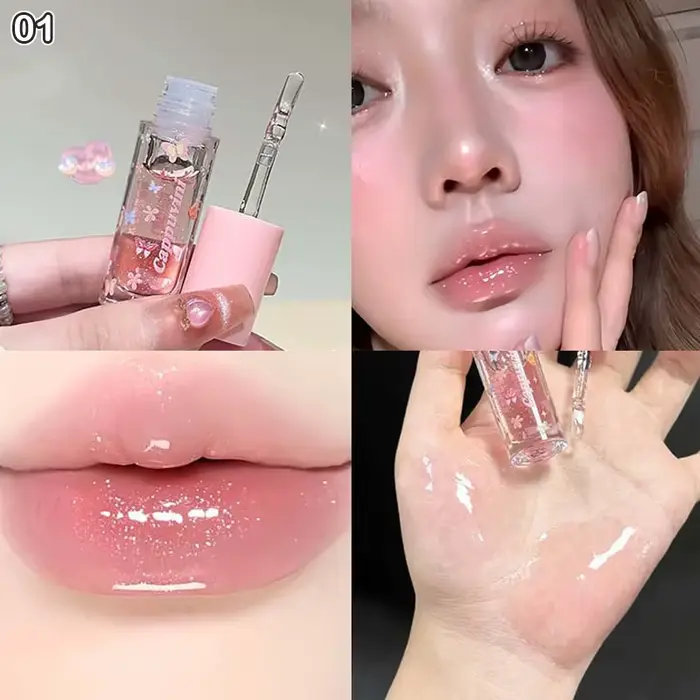 Gloss à lèvres hydratant Cappuvini, gloss à lèvres brillant, gloss à lèvres miroir, gloss à lèvres hydratant et repulpant, maquillage
