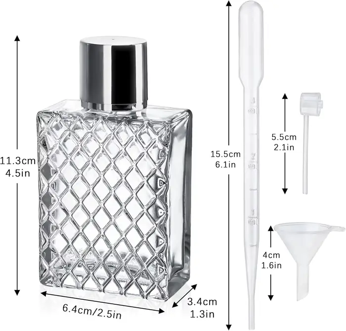Bouteille de parfum Vintage à brume Fine