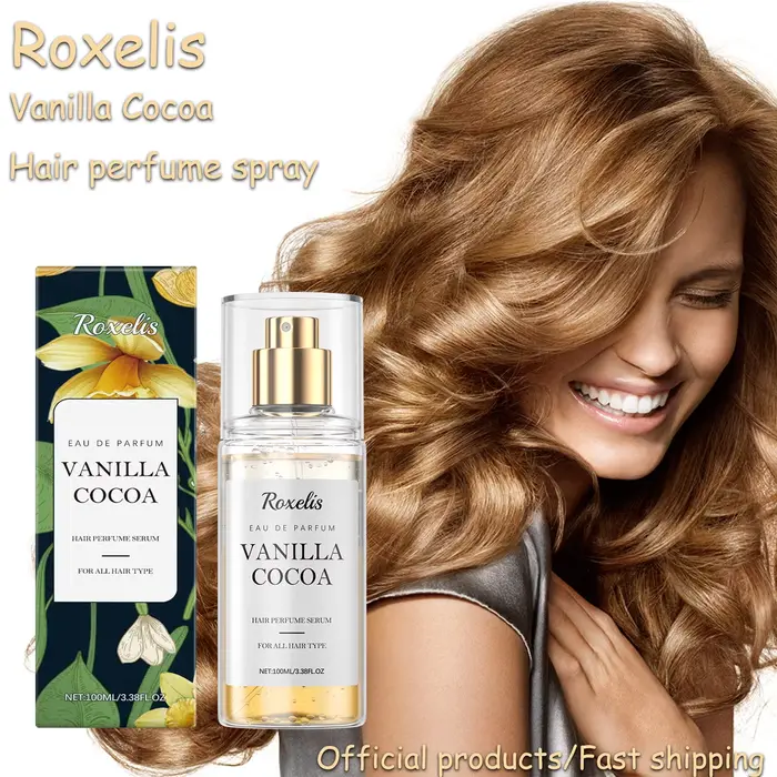 Roxelis vanille cacao soin des cheveux parfum Spray