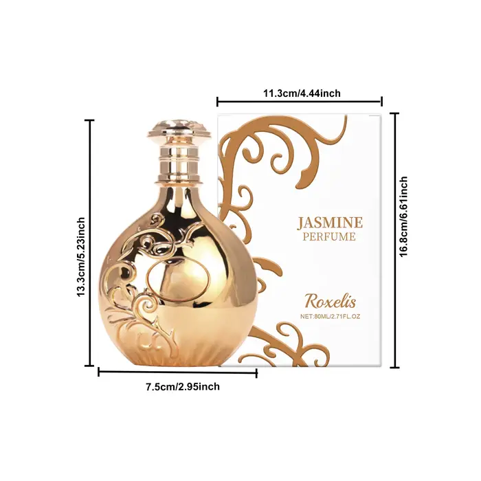 Brume pour le corps au parfum de jasmin, notes fraîches de jasmin, parfum longue durée, aura élégant