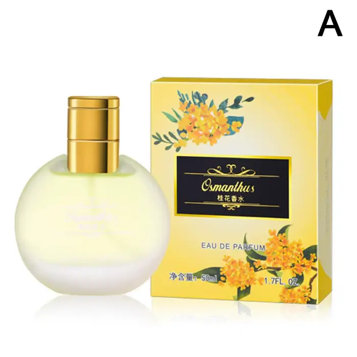 Parfum Floral Frais pour Femme Osmanthus Jasmin Lys Rose – Spray Parfumé Floral Élégant pour Rendez-vous et Déodorant EDP