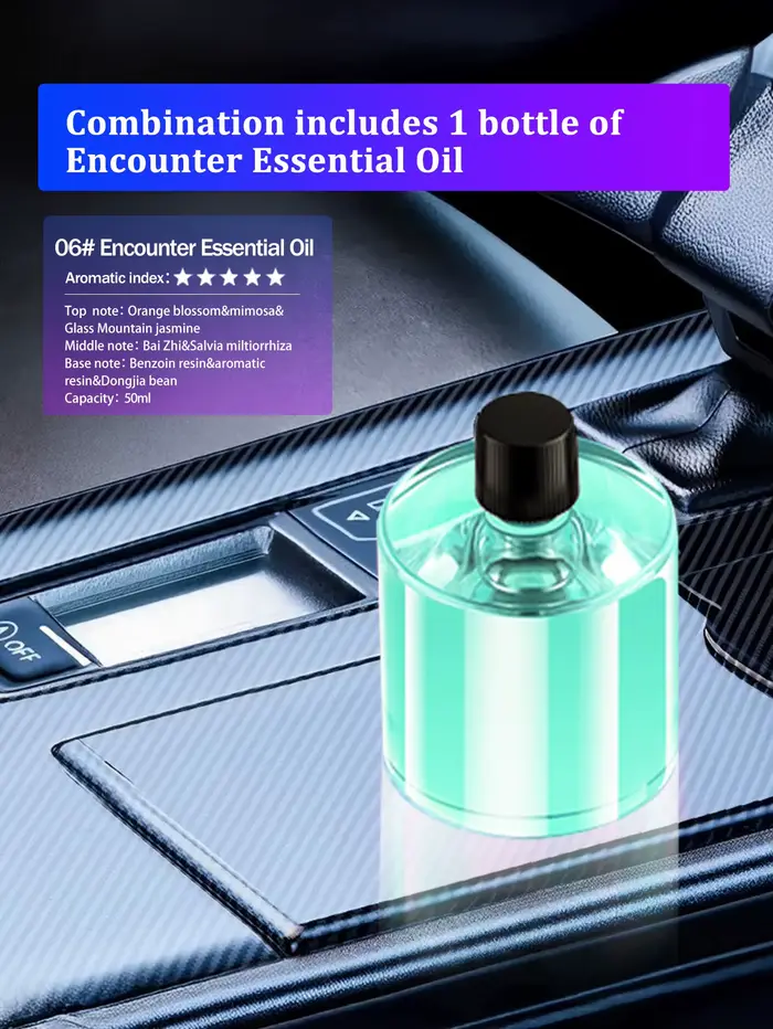 Diffuseur d'arômes de voiture rechargeable, huile essentielle aromatique, lumières colorées, lumières romantiques de ciel étoilé, cadeau de chambre à coucher