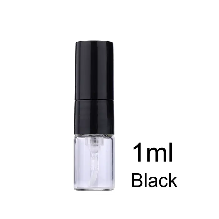 100 pcs/Lot 1 ml 2 ml 3 ml flacon pulvérisateur bouteille de parfum rechargeable avec carte en papie