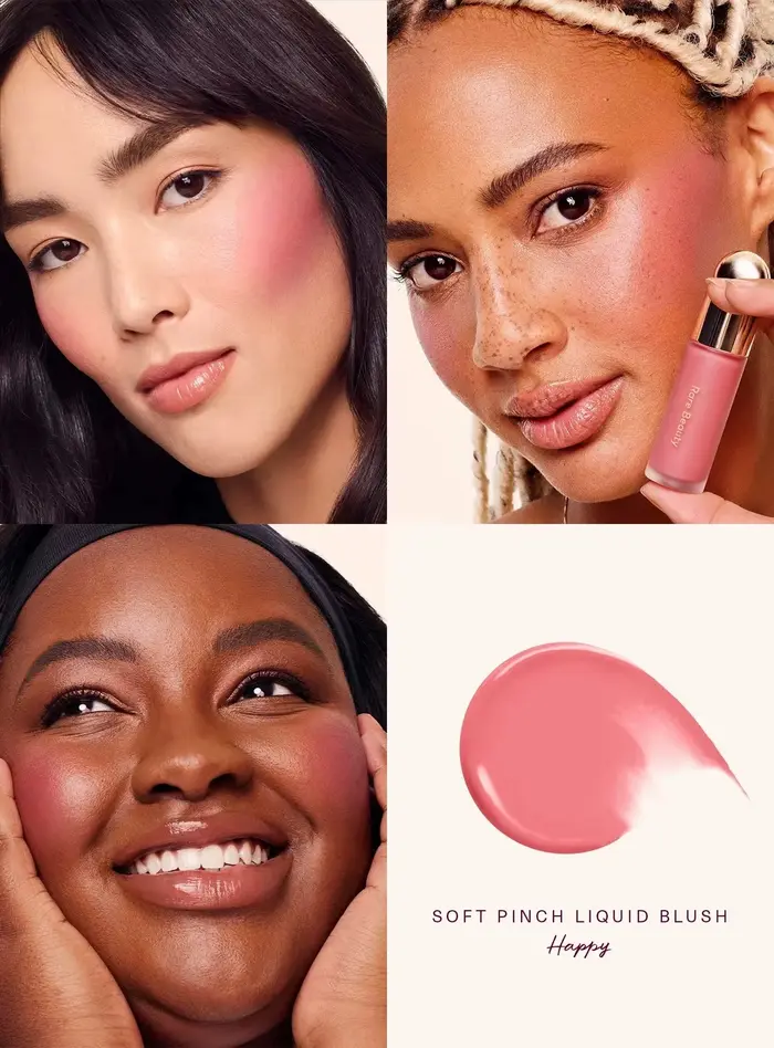 Rare Beauty Maquillage Liquide Fard à Joues Waterproof et Longue Tenue Nourrissant Happy Hope Love J