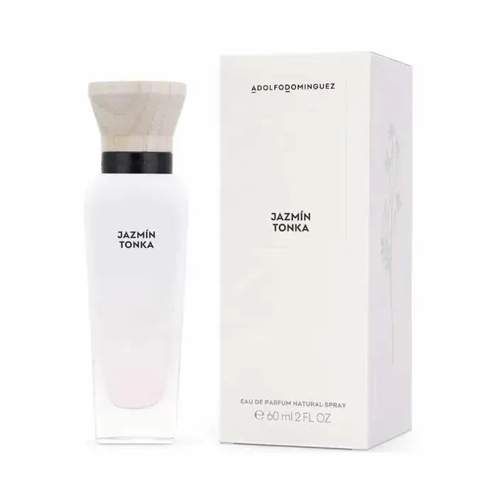 Eau de Parfum Jazmin Tonka Adolfo Dominguez 60ml pour Femme, Fragrance Intense et Envoûtante Occasions Spéciales