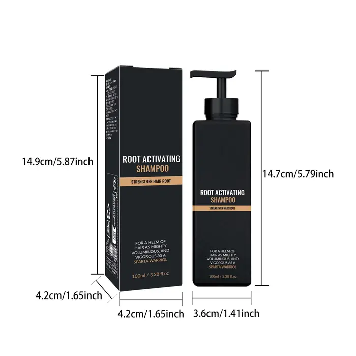 Shampoing activateur des racines de gingembre, nourrit le cuir chevelu, renforce les racines des che