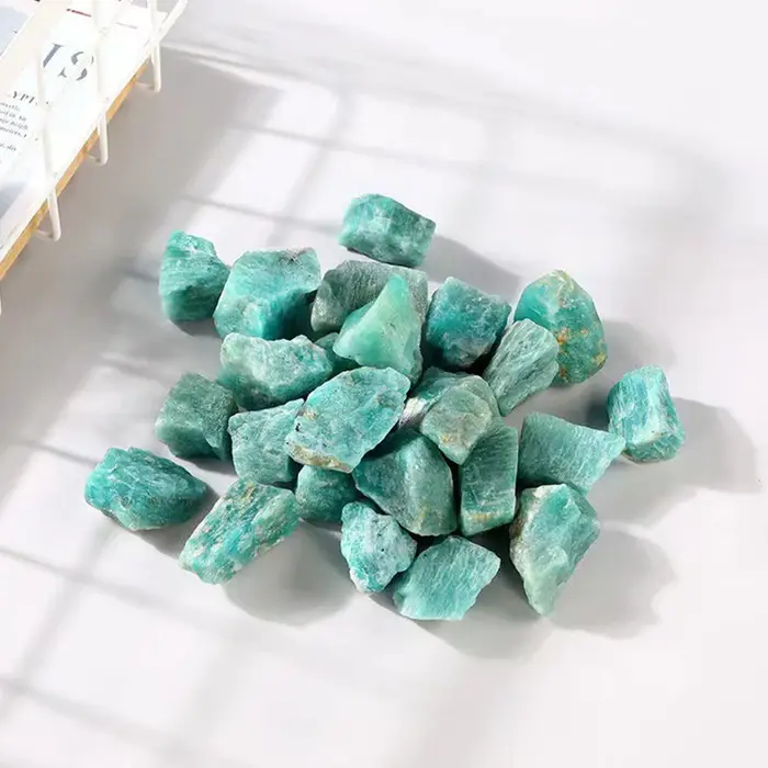Pierre Naturelle de Quartz Tianhe, Clip Minéral Bleu, Ornement de Paysage Décoratif, Salle de Minera