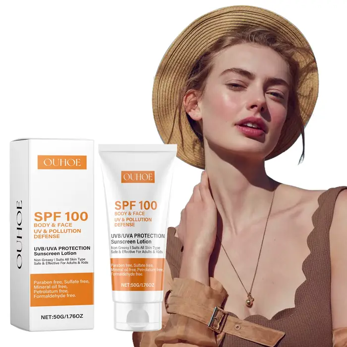 Crème solaire pour le visage et le corps
