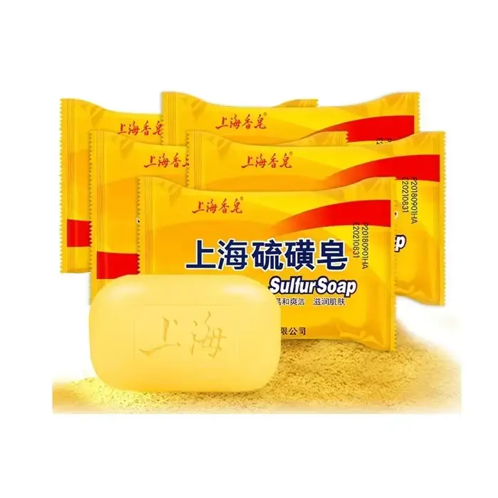 Shanghai – savon au soufre, contrôle de l'huile, savon pour couverture de tête, nettoyant, soins tra