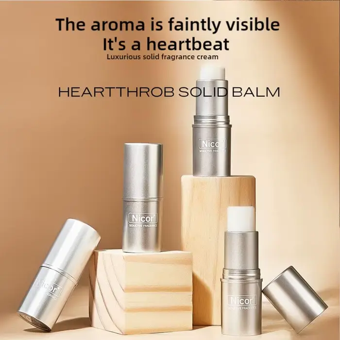 Parfum Solide aux Phéromones pour Femmes et Hommes, Parfum Quotidien et pour les Rendez-vous, Cadeau Idéal, Baume Portable, Baume Solide Rafraîchissant, Déodorants Aromatiques