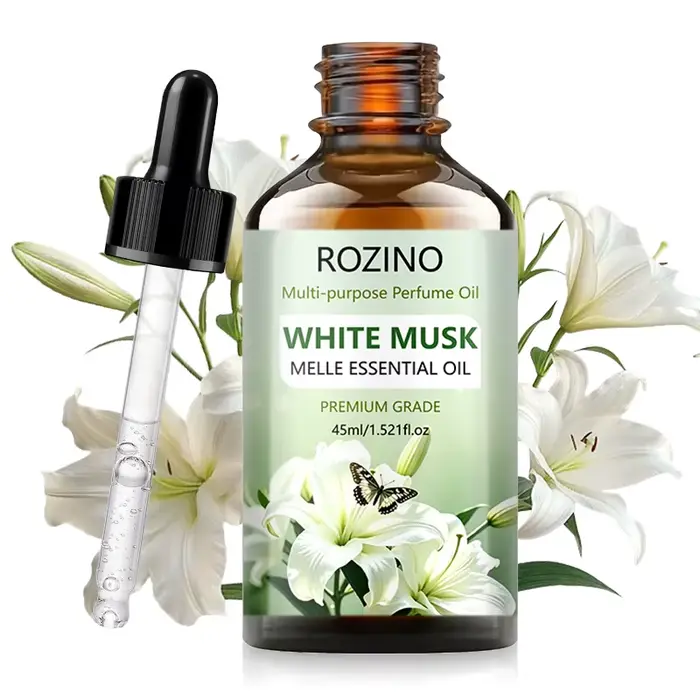 Huile essentielle de musc blanc de qualité supérieure, huile parfumée multifonctionnelle, huile hydr