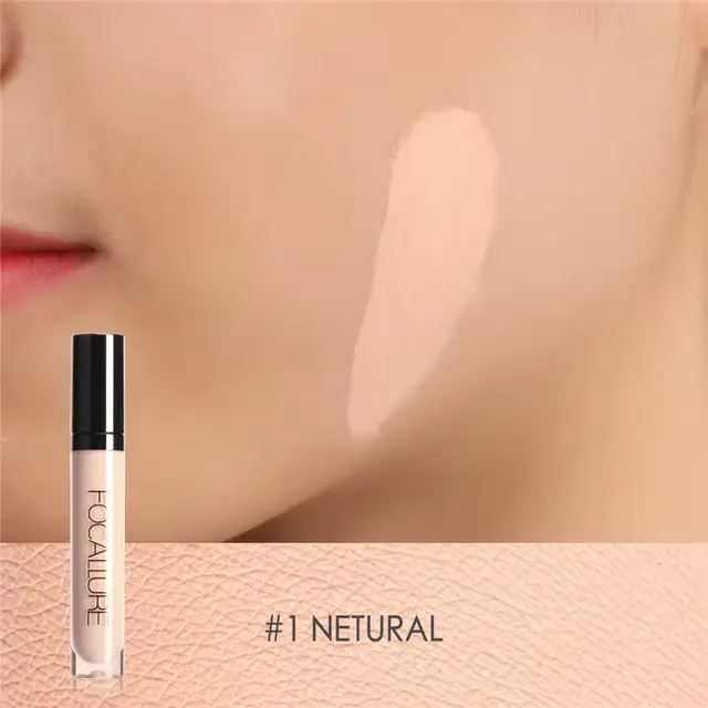 FOCALLURE-Correcteur de visage imperméable, couverture complète, hydratant, fond de teint liquide li