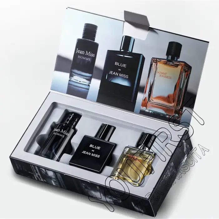 ​ Haute qualité 90ml hommes Parfum Hombre coffret cadeau 3 pièces ensemble Colognes