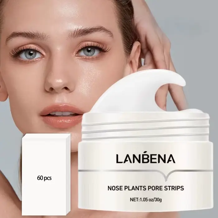 LANBENA dissolvant de points noirs masque pelable extrait d'aloe Vera papier plantes bandes de pores