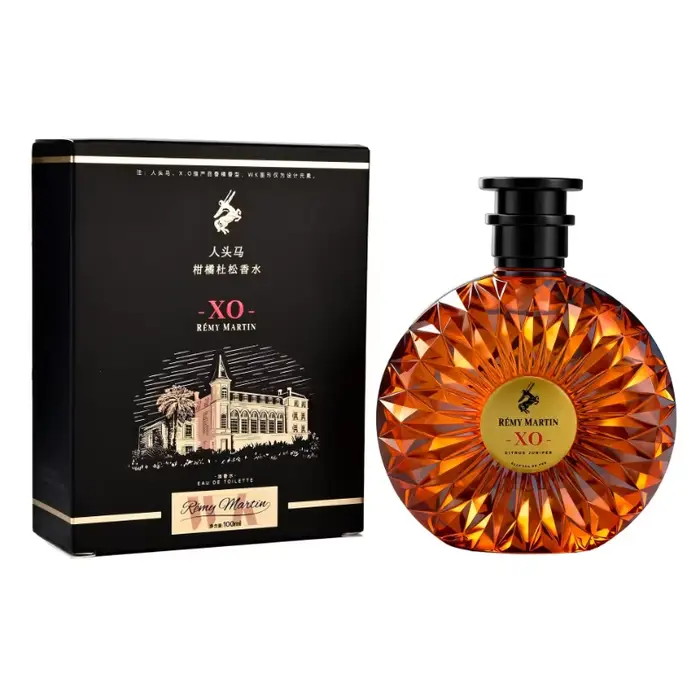 Eau de toilette unisexe romantique en forme de bouteille de vin, parfum bois de santal, oud, agrumes