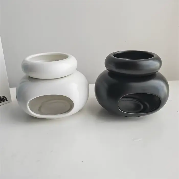 Brûleur d'huiles essentielles de bougie 2 en 1, aide au sommeil, lampe à huile d'aromathérapie sépar