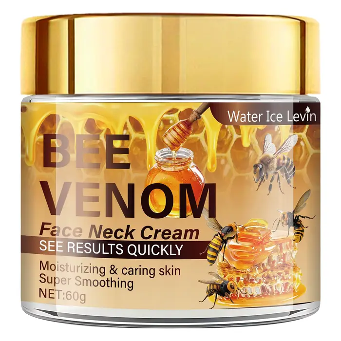 La crème raffermissante pour le visage au venin d'abeille contient une vitamine E
