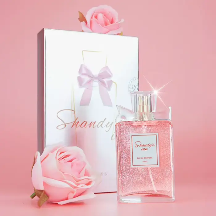 Parfum pour femme Rose, longue tenue, frais, Eau de Parfum 50ml, élégant, floral, pour un usage quot
