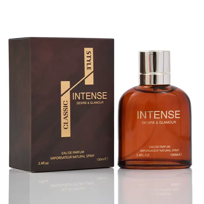 100ML 3.4FL.OZ INTENSE Parfum pour hommes Notes aromatiques woody Eau de Parfum, parfum de tabac woo