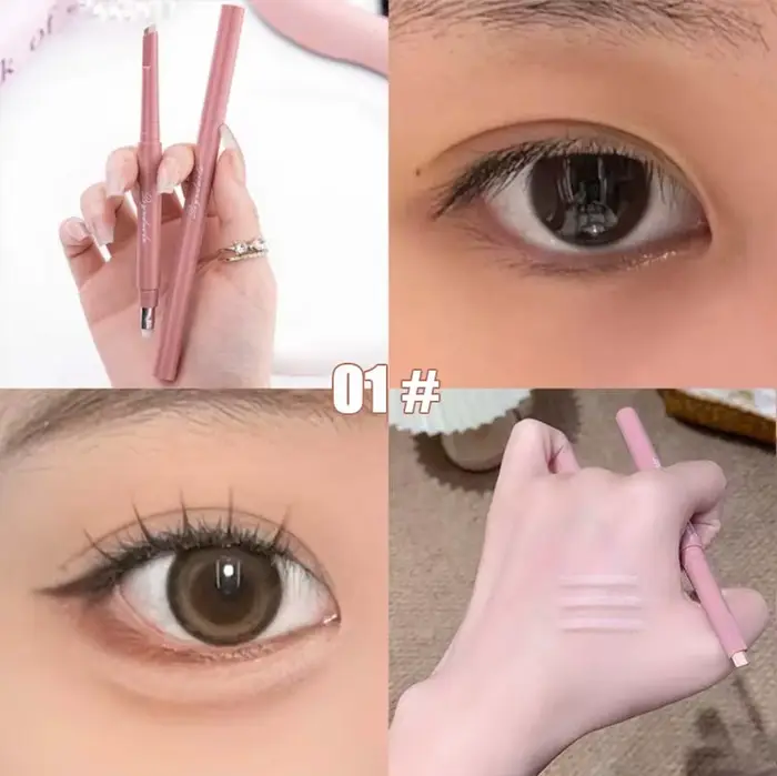 Aegyo Sal crayon éclaircissant imperméable naturel double couleur couché ver à soie sous les yeux surligneur ombre
