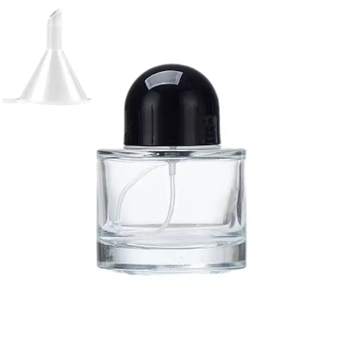 Flacon de parfum vide en verre de 30/50 ml, vaporisateur portable, distributeur de parfum à pression
