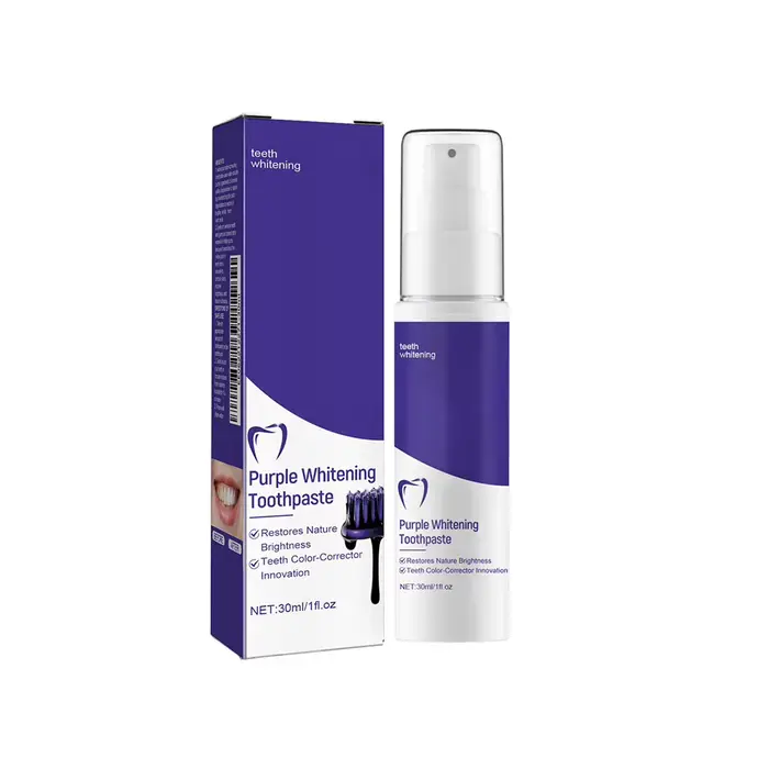 Dentifrice blanchissant pour le nettoyage des dents, gel blanchissant, éclaircissant, élimine les ta