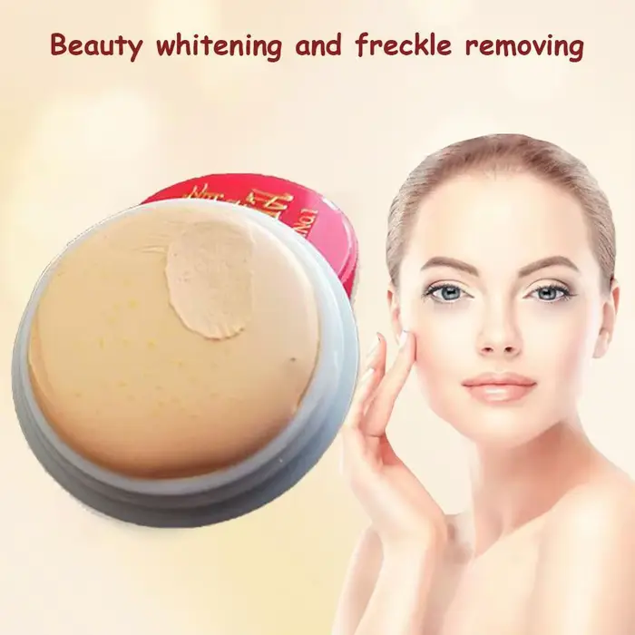 Crème à perles éclaircissante pour le visage, élimine les taches de rousseur, les taches foncées, produit cosmétique de beauté blanchissant pour les soins du visage