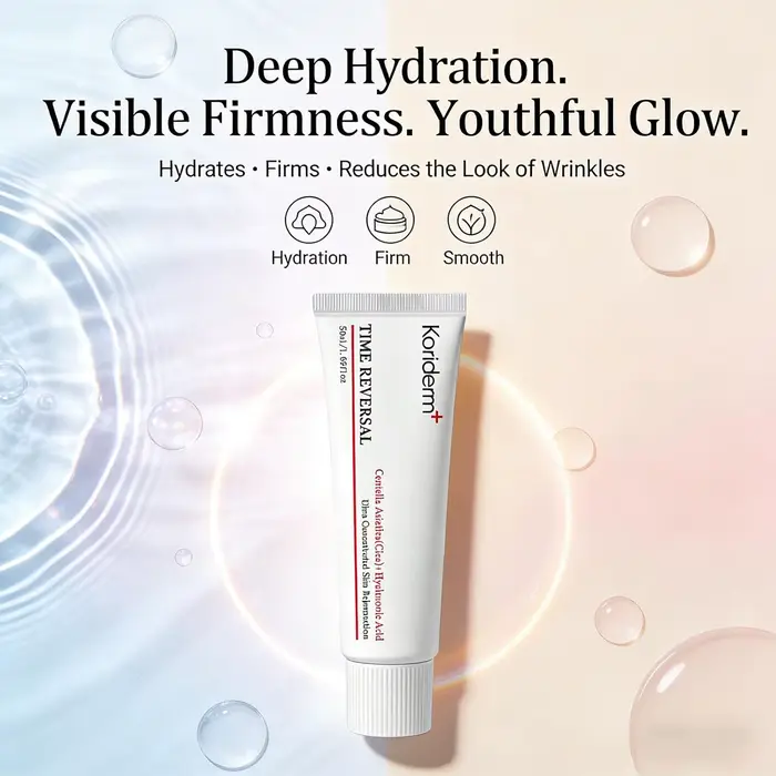 Crème hydratante tout-en-un Koriderm 50 ml - Crème visage apaisante et hydratante en profondeur à la Centella Asiatica et à l'acide hyaluronique