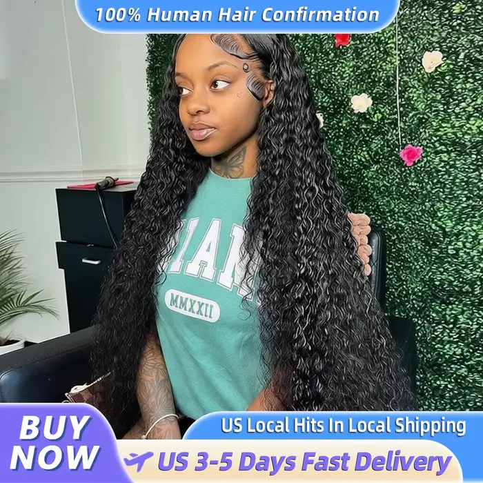 Perruques Lace Front HD Transparentes 13x4 13x6 360 à Densité Réelle 250% – Perruques Frontales en Dentelle Ondulée Profonde, Ondulées Effet Eau, Bouclées, Cheveux Humains ≥98%