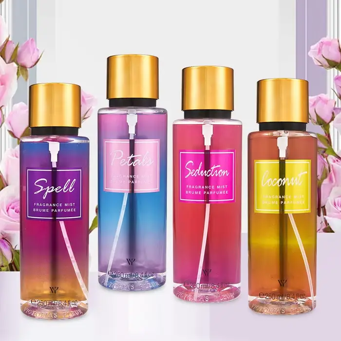 Fleur saison femmes Victoria parfum longue durée Spray 250ml vanille Secret charme brume