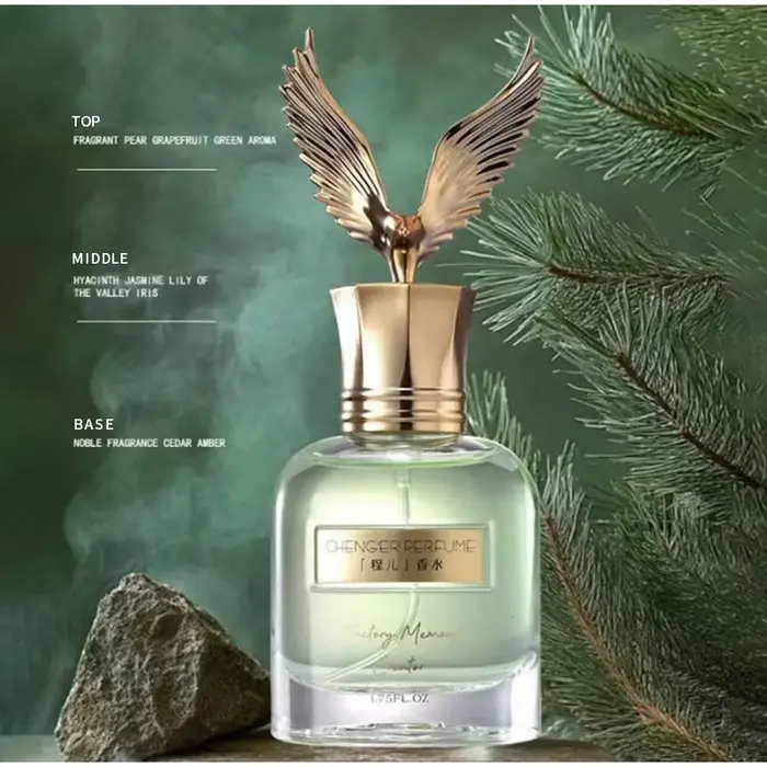 Eau de toilette Creative Eagle Design, vaporisateur pour le corps frais, parfum romantique aux notes