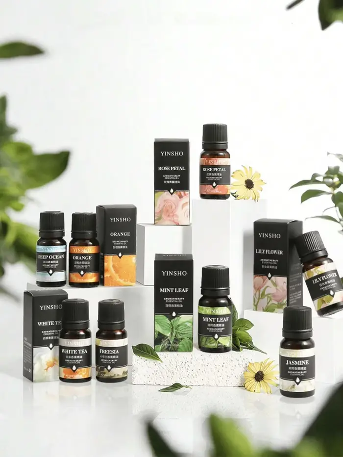 Huiles essentielles pour diffuseur d'arômes, 14 saveurs, 10ml, humidificateur d'air, soluble dans l'
