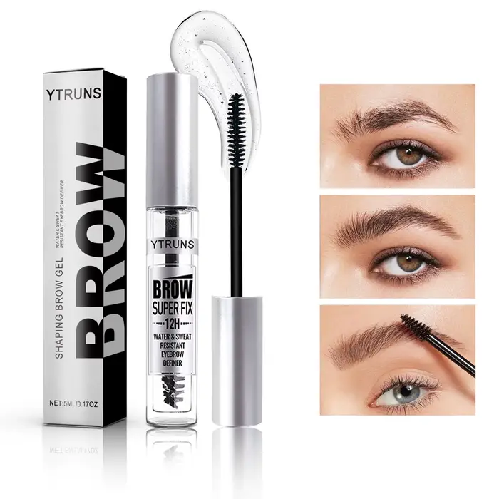 Gel à sourcils imperméable – Anti-taches, tenue longue durée pour un look naturel – Cadeau idéal pour la Saint-Valentin et la fête des mères pour les femmes