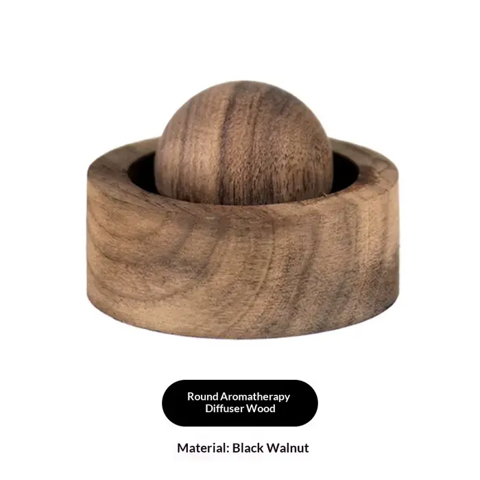 Diffuseur d'huiles essentielles pour voiture et maison - Fabriqué en bois