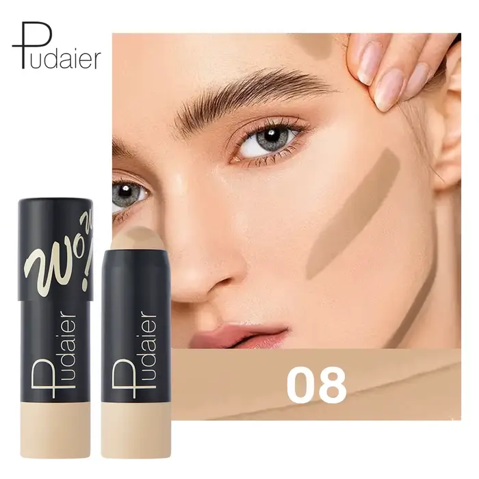 Pudaier Contour Stick - Contour du visage, ajout d'effet tridimensionnel, fond de teint durable et i