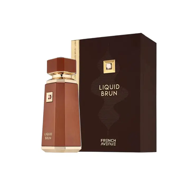 Parfum français marron liquide EDP Eau