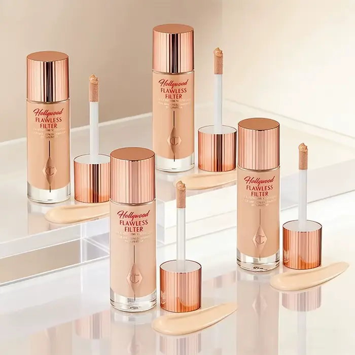 Nouveau blush en poudre CT bicolore en forme de cœur, maquillage longue tenue, effet scintillant, co