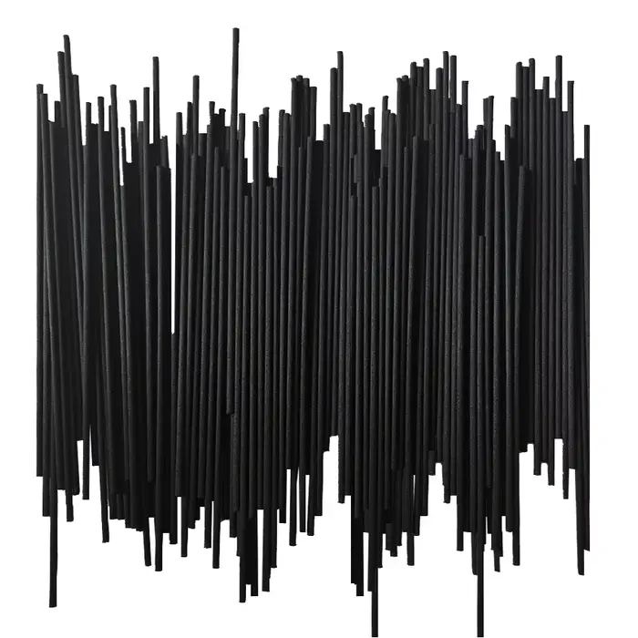 Bâtons de diffuseur d'aromathérapie noirs, 150 pièces, bâtons de Diffusion de parfum, Diffusion d'hu