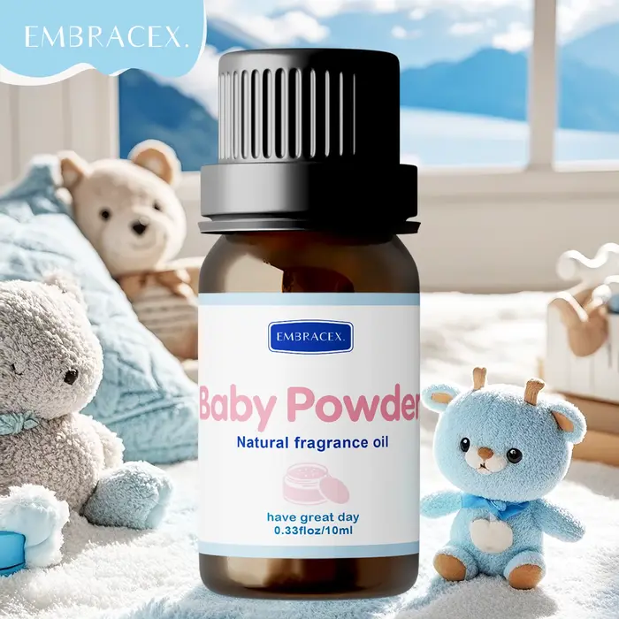 Huile essentielle en poudre pour bébé