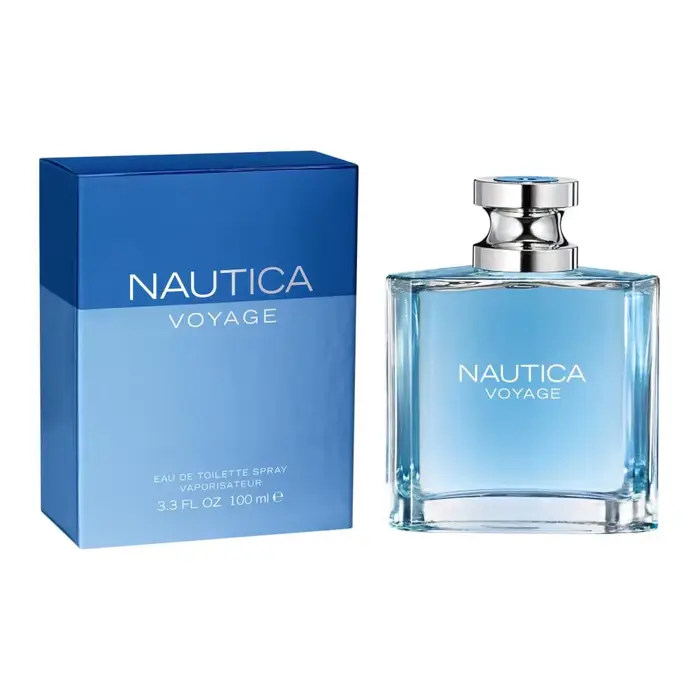 Eau de toilette Nautica Voyage 100 ml pour homme, parfum frais et romantique fruité pour homme, Eau