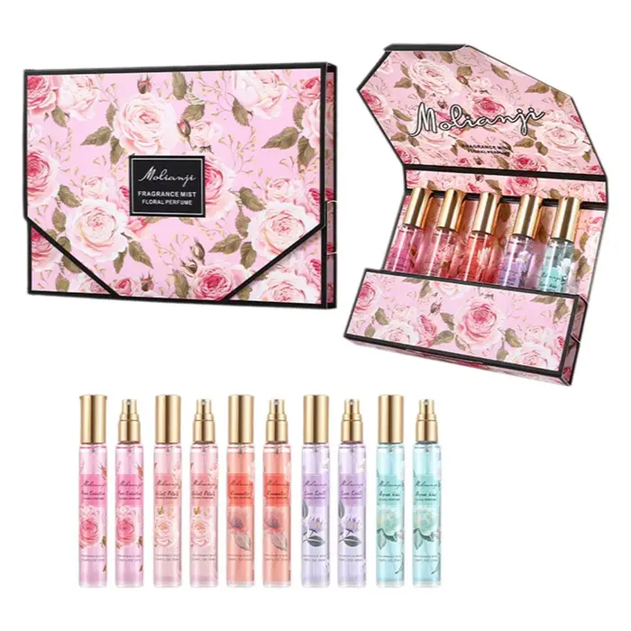 Coffret cadeau de parfum classique à la rose pour femmes