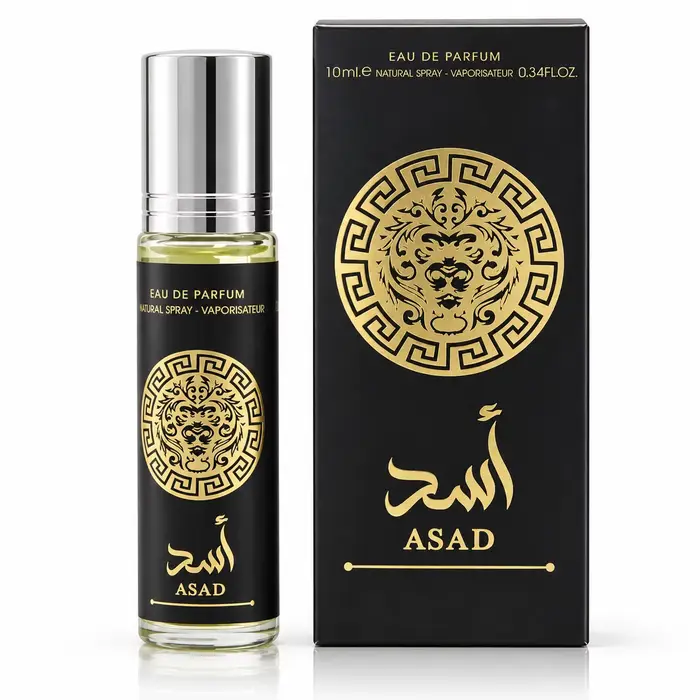 Huile parfumée roll-on pour hommes, parfum chaud, ambré, boisé et gourmand, sans alcool, longue tenu