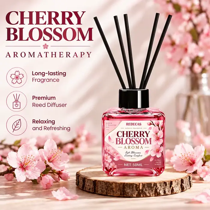 Désodorisant à la fleur de cerisier, parfum doux et chaleureux, purificateur d’air longue durée pour