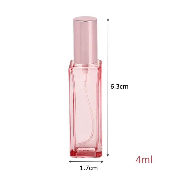 Bouteille de Recharge de sexuellement en Verre Transparent, Conteneur de Cosmétiques, Pulvérisateur 