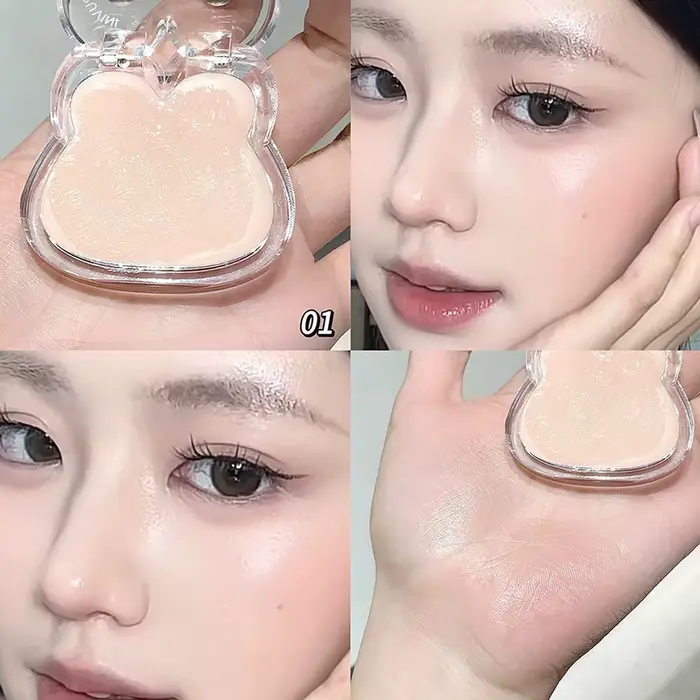 Brillant à l'eau crème pour joues Monochrome Blush pâte boue violet Orange teinte éclaircir les lèvres joue Contour Rouge imperméable maquillage Blush