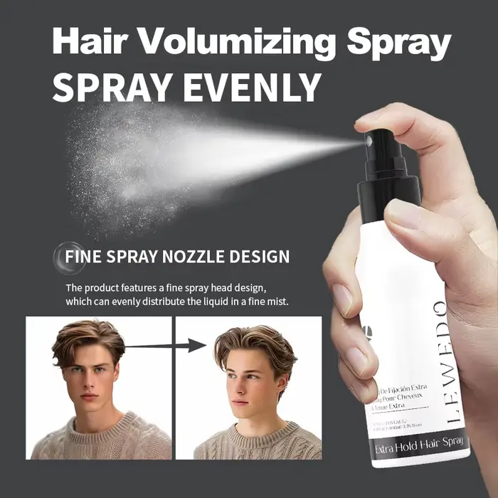 Applicateur d'eau en Spray volumateur pour cheveux, pour un coiffage durable, Fibers de construction