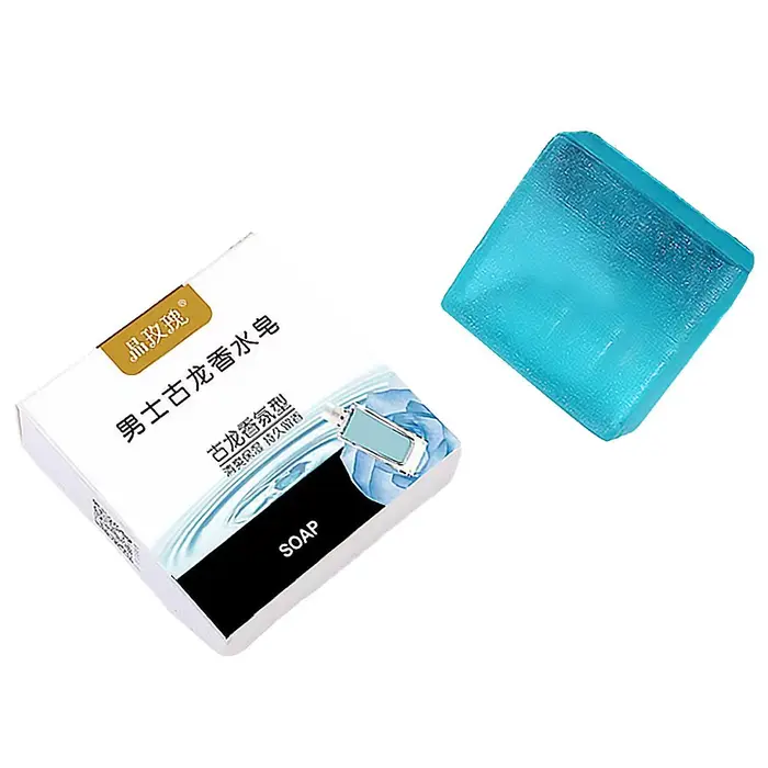 Savon Parfumé Cologne pour le Visage et le Corps, Savon Artisanal aux Huiles Essentielles, Contrôle Longue Durée du Sébum, Savons Parfumés pour Hommes