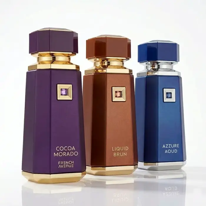 Parfum Arabe Oriental Longue Durée French Avenue Liquid Brun Azzure Aoud Cacao Morado Boisé Épicé Vanille Unisexe Cadeau